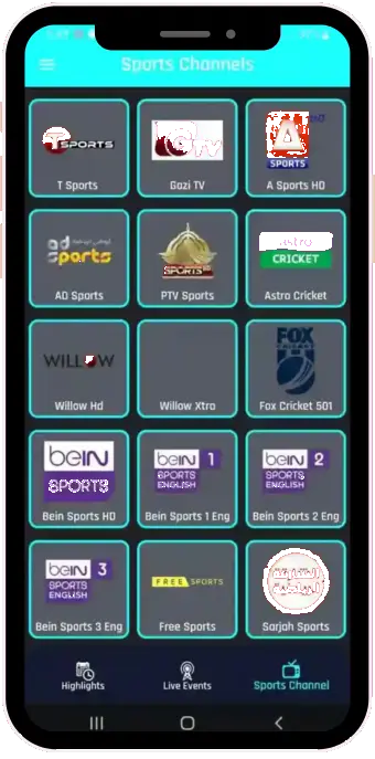 Lots of Sports Channels